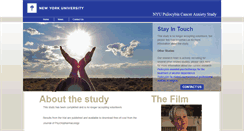 Desktop Screenshot of nyucanceranxiety.org